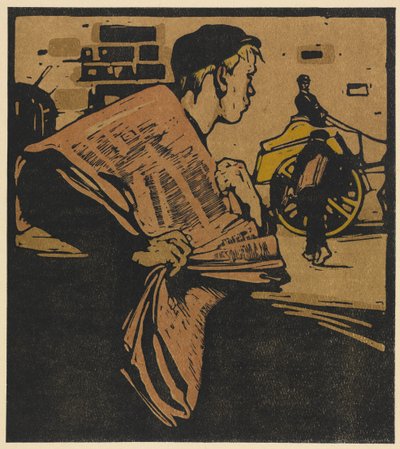 ロンドン タイプ: 新聞少年 作： William Nicholson
