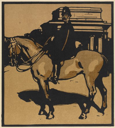 ロンドン タイプ: 警官 (コンスティチューション ヒル) 作： William Nicholson