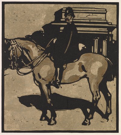 ロンドン タイプ: 警官 作： William Nicholson