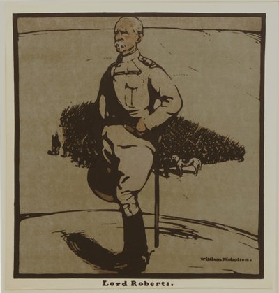 ロバーツ卿、1902年頃（クロモリソ） 作： William Nicholson