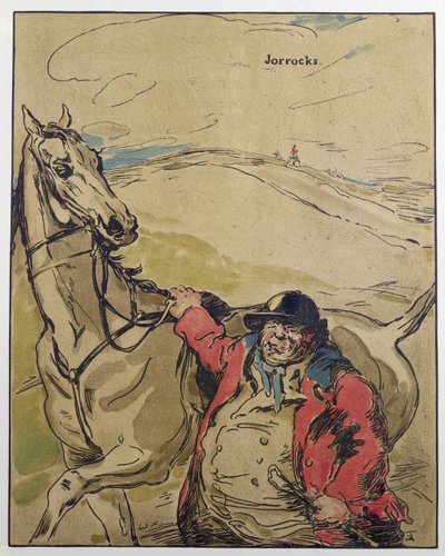 Jorrocks氏、「Characters of Romance」のイラスト、1900年に初版（カラーリソ） 作： William Nicholson