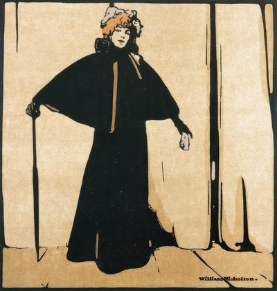 サラ・ベルナールの肖像 作： William Nicholson