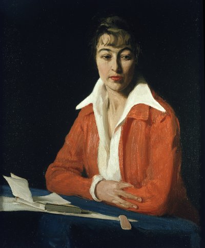 モード・ネルケ嬢の肖像 1914年頃 油彩・キャンバス 作： William Nicholson