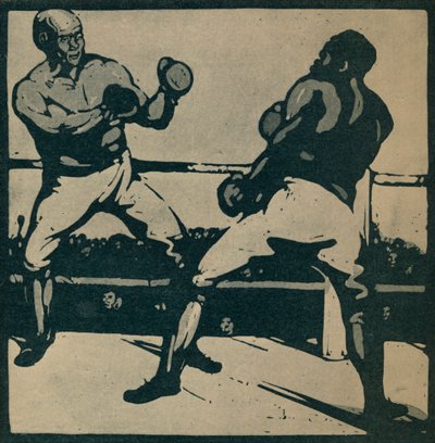 ボクサー、1898年、1935年。 作： William Nicholson