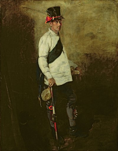 モリスの踊り子 (キャンバスに油彩) 作： William Nicholson