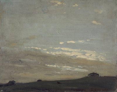 銀色の夕日、1909年から1910年。 作： William Nicholson