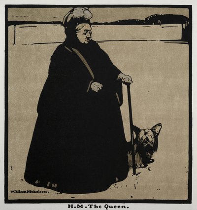 12 の肖像画: H. M. クイーン 作： William Nicholson