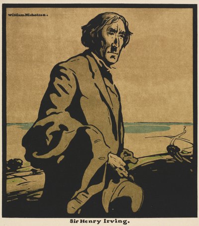 12の肖像: サー・ヘンリー・アーヴィング 作： William Nicholson