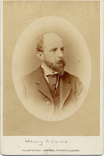 ヘンリー・アダムス（1838-1918）、アメリカの歴史家（アルブメン写真） 作： William Notman