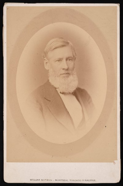 エイサ・グレイの肖像 1810-1888年 1876年以前 作： William Notman