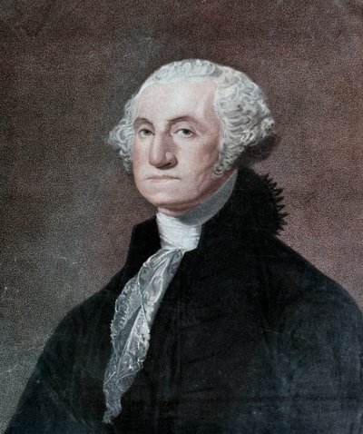 アメリカ合衆国の初代大統領ジョージワシントン、c1798 1912。 作： William Nutter