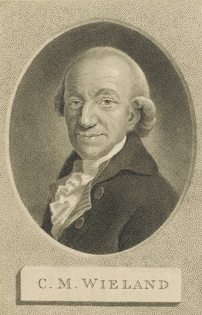 詩人と作家のクリストフマーティンヴィーランド1733-1813、1800の肖像。 作： William Nutter
