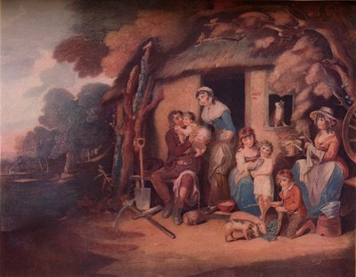 Husbandmans-土曜の夕方：労働からの帰還、c1789 作： William Nutter