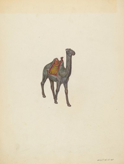 バンク・キャメル、1940年頃 作： William O. Fletcher