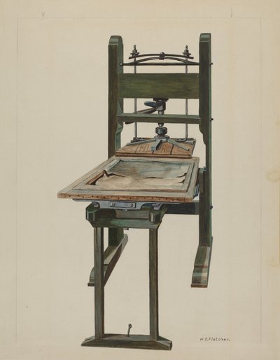 Press, c. 1937. 作： William O. Fletcher