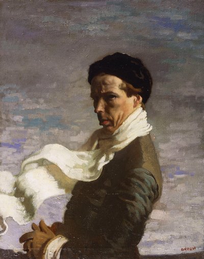西洋の若者、自画像、1909 作： William Orpen