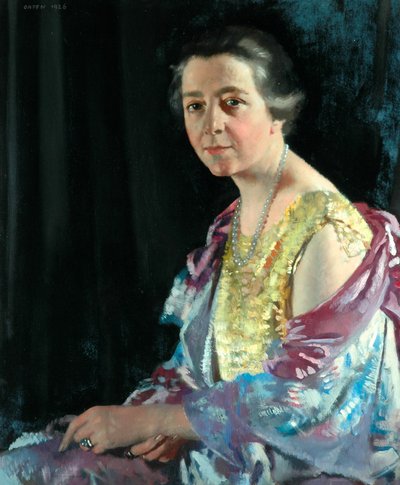トーマスハワース夫人、1926年 作： William Orpen