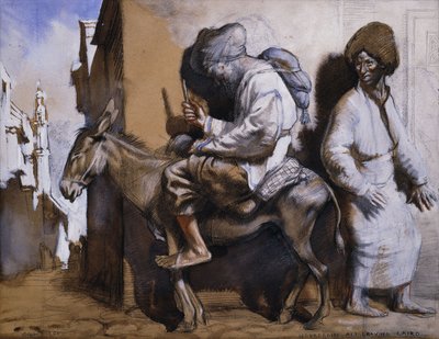 カイロを離れるノルディン・アリ 作： William Orpen