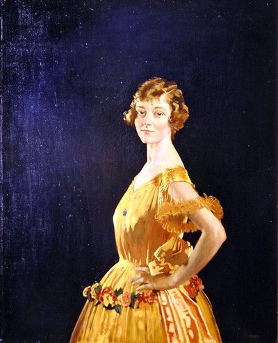 ミス・シンプソンの肖像」（油彩・キャンバス） 作： William Orpen