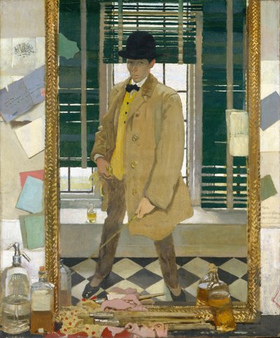 自画像、1910年頃 作： William Orpen