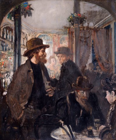 ネルグウィンパブリックハウス、1906 作： William Orpen