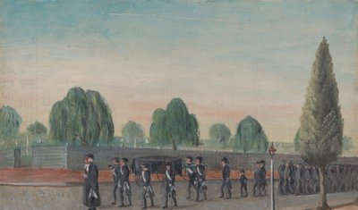 大人の葬送行列、1870年代。 作： William P. Chappel
