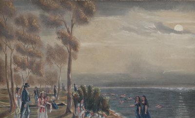 1870年代の海水浴場。 作： William P. Chappel