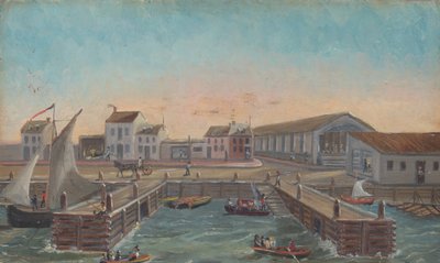 オールドフェリーの階段（1870年代 作： William P. Chappel