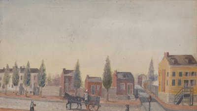 The Garbage Cart（ゴミ収集車）1870年代 作： William P. Chappel