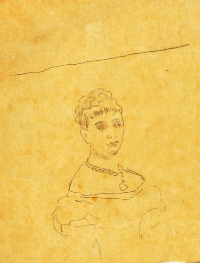 イブニングドレスの女性とミロのヴィーナス像 作： William Page