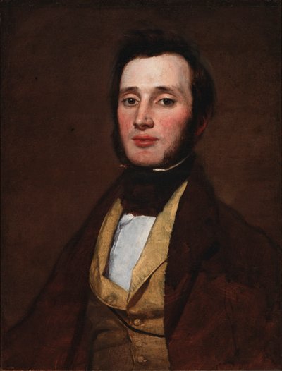 若い男の肖像」1830-1835年頃。 作： William Page