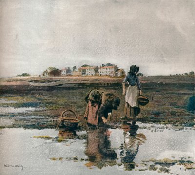 ムール貝狩り、c1908 作： William Page Atkinson Wells