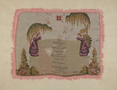 喪刺繍 作： William Parkinson