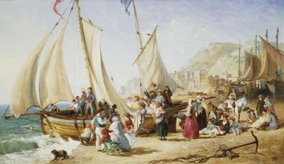 日帰り、ラムズゲート、1854 作： William Parrott