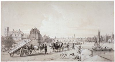 1841年、ロンドン、ウェストミンスター、ミルバンク 作： William Parrott