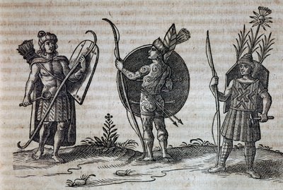 フランス系カナダ人インディアンの種類（「ヌーベルフランスの記述」より抜粋 作： Nicolas Toussaint Charlet