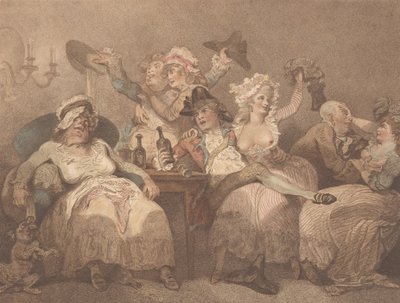 自然からのスケッチ、1784年1月24日。 作： William Paulet Carey