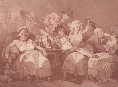 自然からのスケッチ、1784年1月24日。 作： William Paulet Carey