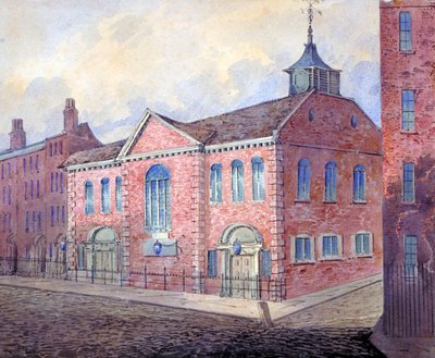ロンドン、ホルボーン、クイーン・スクエアの聖ジョージ殉教者教会の眺め、1815年頃 作： William Pearson