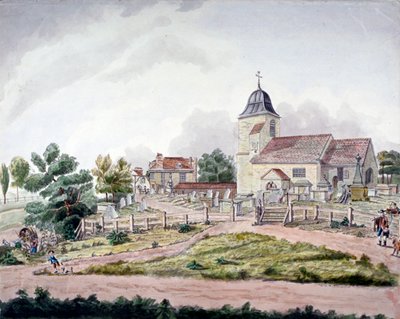 ロンドン、セント・パンクラス旧教会、1761年 作： William Pennington