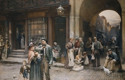土曜の夜、1898 作： William Permeanus Cornish