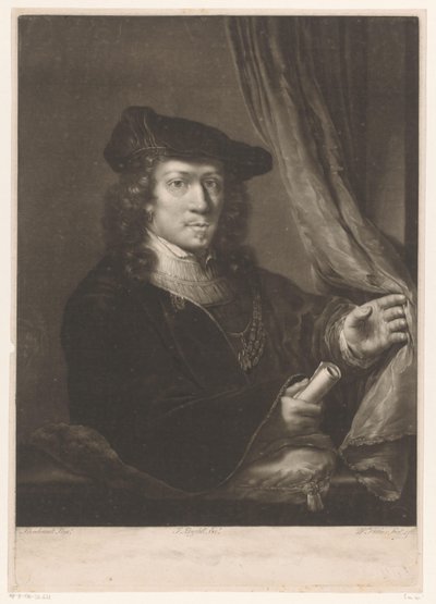 見知らぬ男の肖像 作： William Pether