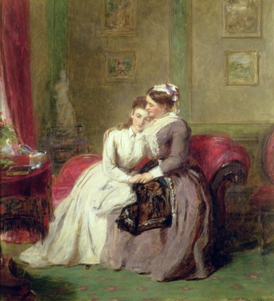 希望と恐怖、1869 作： William Powell Frith