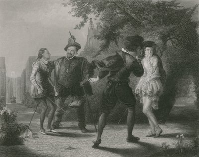 決闘、十二夜 作： William Powell Frith