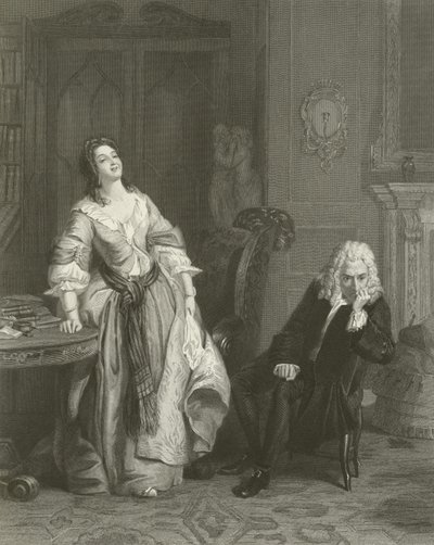 拒否された詩人 作： William Powell Frith