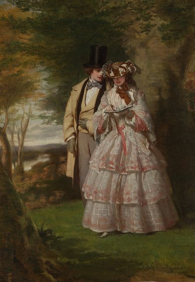 ダービーデーの2人の中心人物、1860年。 作： William Powell Frith