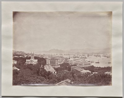 無題 (スキャンダル ポイントから西側を見た香港の全景) 作： William Pryor Floyd