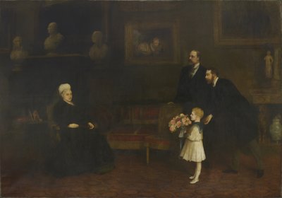 四世代：ヴィクトリア女王とその子孫 作： William Quiller Orchardson