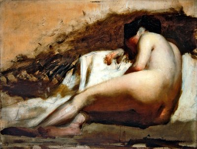 ヌードの習作（油彩・ボード） 作： William Quiller Orchardson