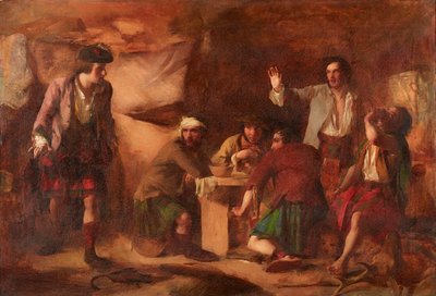 プリンス チャールズ エドワードとキャサリン (キャンバスに油彩) 作： William Quiller Orchardson